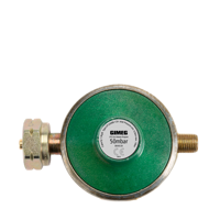 Universele Gasdrukregelaar 1/4 Inch Links 50Mbar