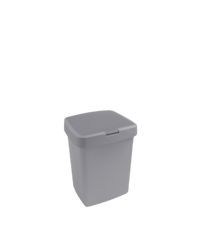 Delta prullenbak klep 10L grijs