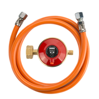 Gasdrukregelaarset Afblaas 1/4 Inch Links 30Mbar 60 cm