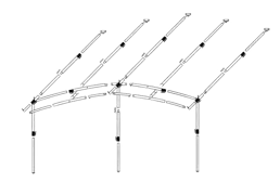 Frame Voortent Octavia 240 Staal EasyGrip 25mm