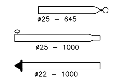 Stormstok 22/25mm 170*250cm