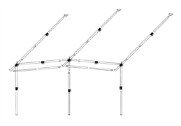 Frame Voortent President/Smaragd Staal Easygrip 28mm