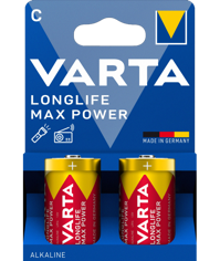 Longlife Max Power C 2-pack Batterijen