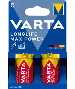 Longlife Max Power C 2-pack Batterijen