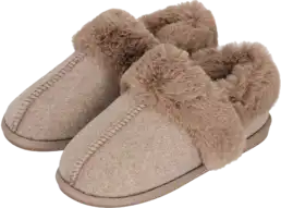 Home Boots Felt + Fur Pantoffels