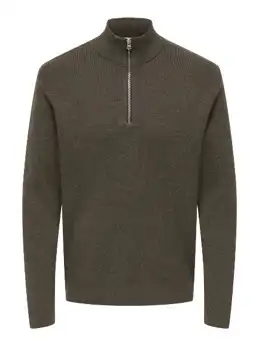 Ting Life Reg Half Zip Knit