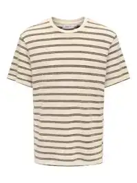 Ian Reg Ss Stripe Struct Tee