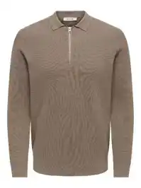 Phil Reg 12 Half Zip Polo Knit