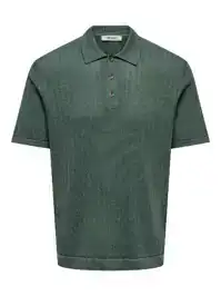 Moon Reg 12 Ss Polo Knit