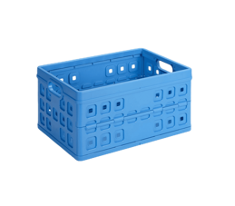 Square vouwkrat 32L blauw