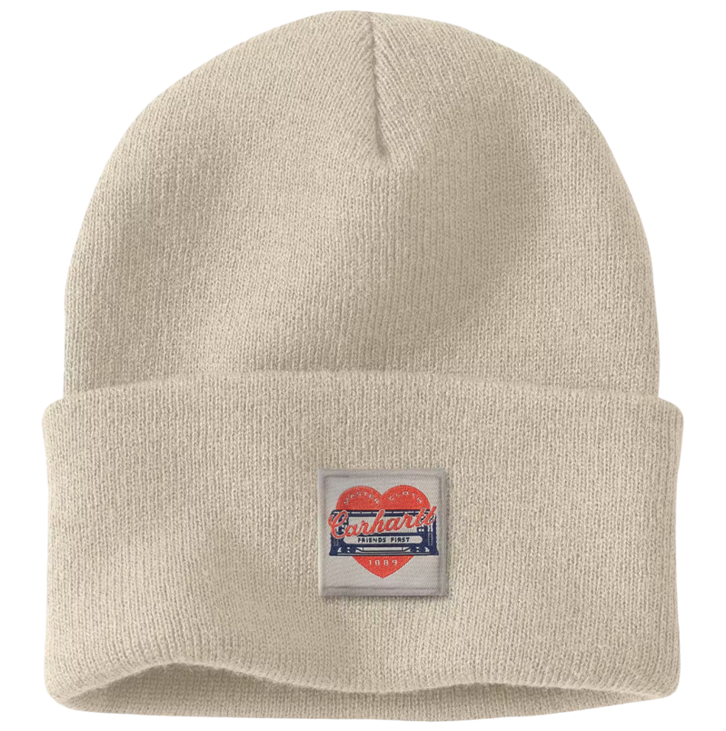 Knit Heart Beanie