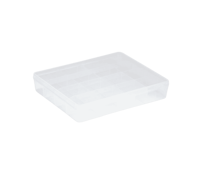 Q-line opbergdoos 16 vaks transparant