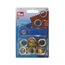 Zeilringen Messing Ø14mm