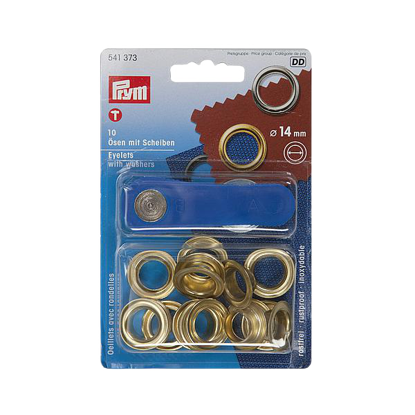 Zeilringen Messing Ø14mm