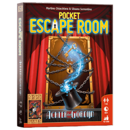 Pocket escape room achter het gordijn