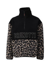Chiny-Print Fleece Trui