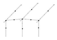 Frame Voortent Staal EasyGrip 25mm diepte 270/300