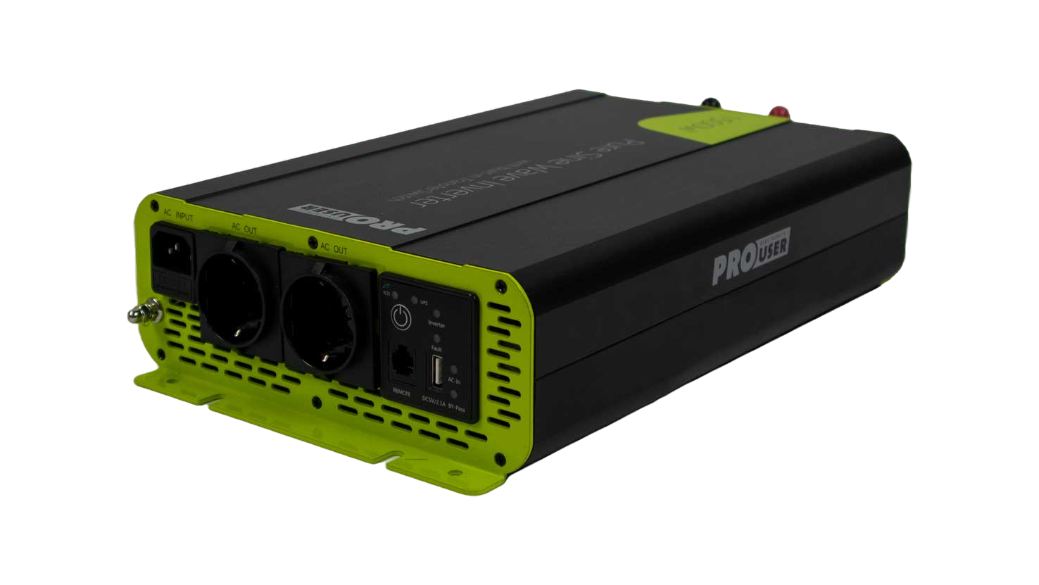 Pure Sine omvormer 1500W/3000W 230V/USB