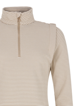 Ivory 1/4 Zip Trui