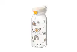 Campus Drinkfles met Flipdop 600 ml - Sunshine & Rainbow