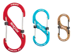 S-Biner Karabijnhaak Slidelock 3-pack