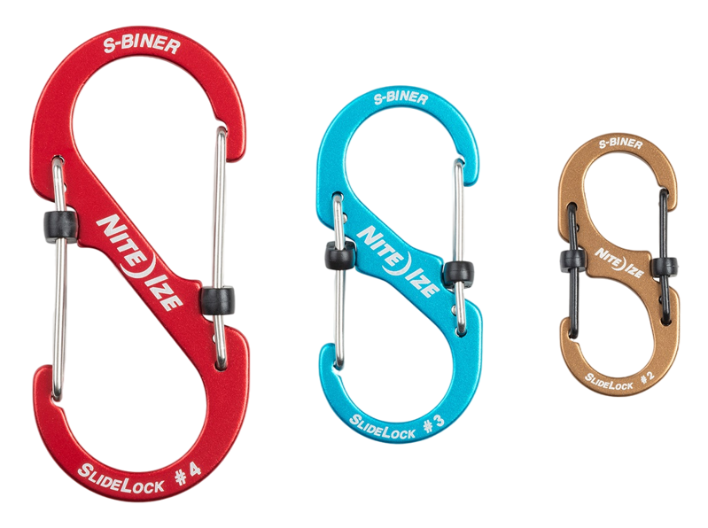 S-Biner Karabijnhaak Slidelock 3-pack