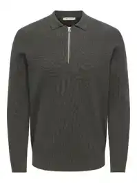 Phil Reg 12 Half Zip Polo Knit