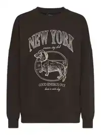 Bila L/S Bear O-Neck Sweatshirt