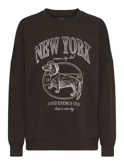 Bila L/S Bear O-Neck Sweatshirt