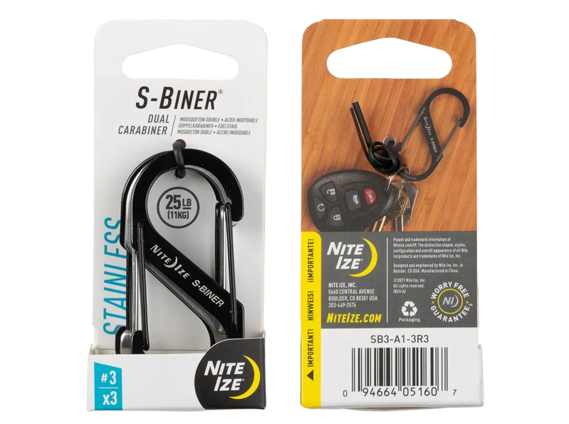 S-Biner Karabijnhaak 3-Pack #3