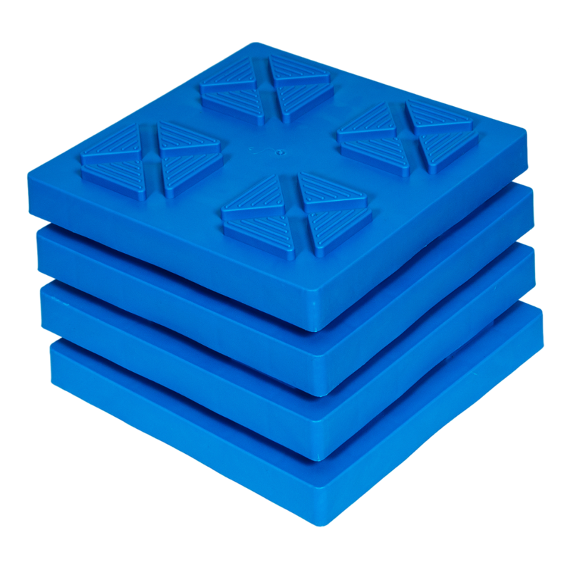 Stapelbare Onderlegplaten  4 Stuks