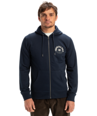 Graphic Mix Zip Hoody