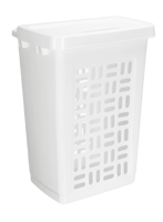 Basic wasmand 60L hoog wit