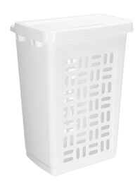 Basic wasmand 60L hoog wit