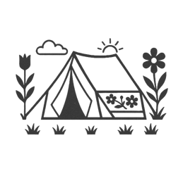 Deurmat Tent 45 x 75 cm