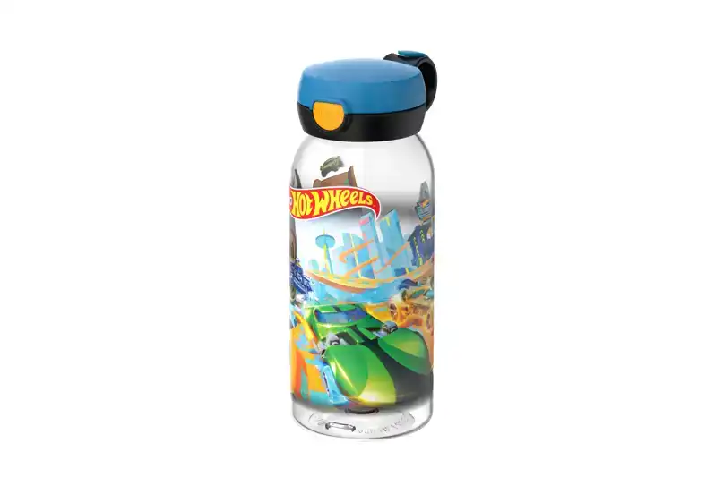 Campus Drinkfles met Flipdop 600 ml - Hot Wheels