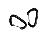 2X ALUMINIUM CARABINER 10KN
