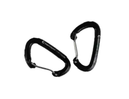 2x Aluminium carabiner 10kn