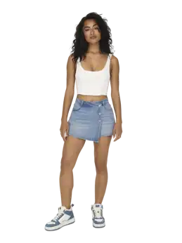 Lesly Denim Skort