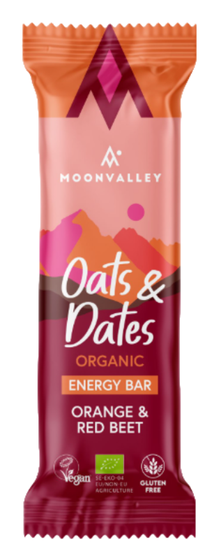 Organic Oats & Dates Bar - Orange & Red Beet