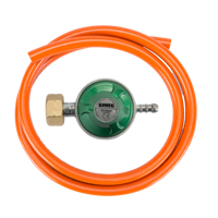 Gasdrukregelaarset 30Mbar 1,5 Meter