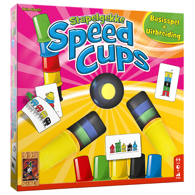 Stapelgekke Speed Cups 6 Spelers
