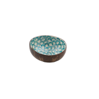 KOKOSNOOT KOM PARELMOER BOGEN (BLAUW)